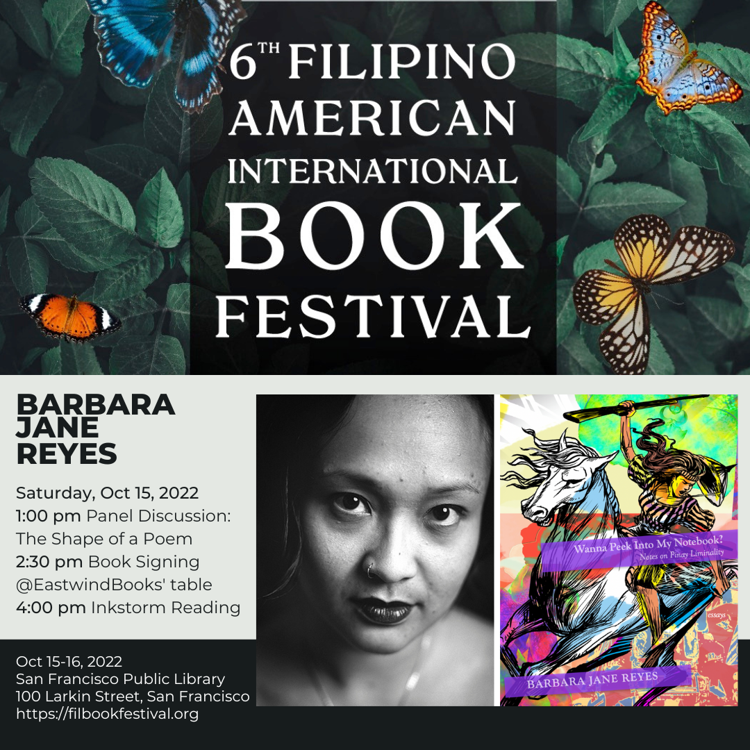Barbara Jane Reyes at the FilAm Bookfest – Paloma Press
