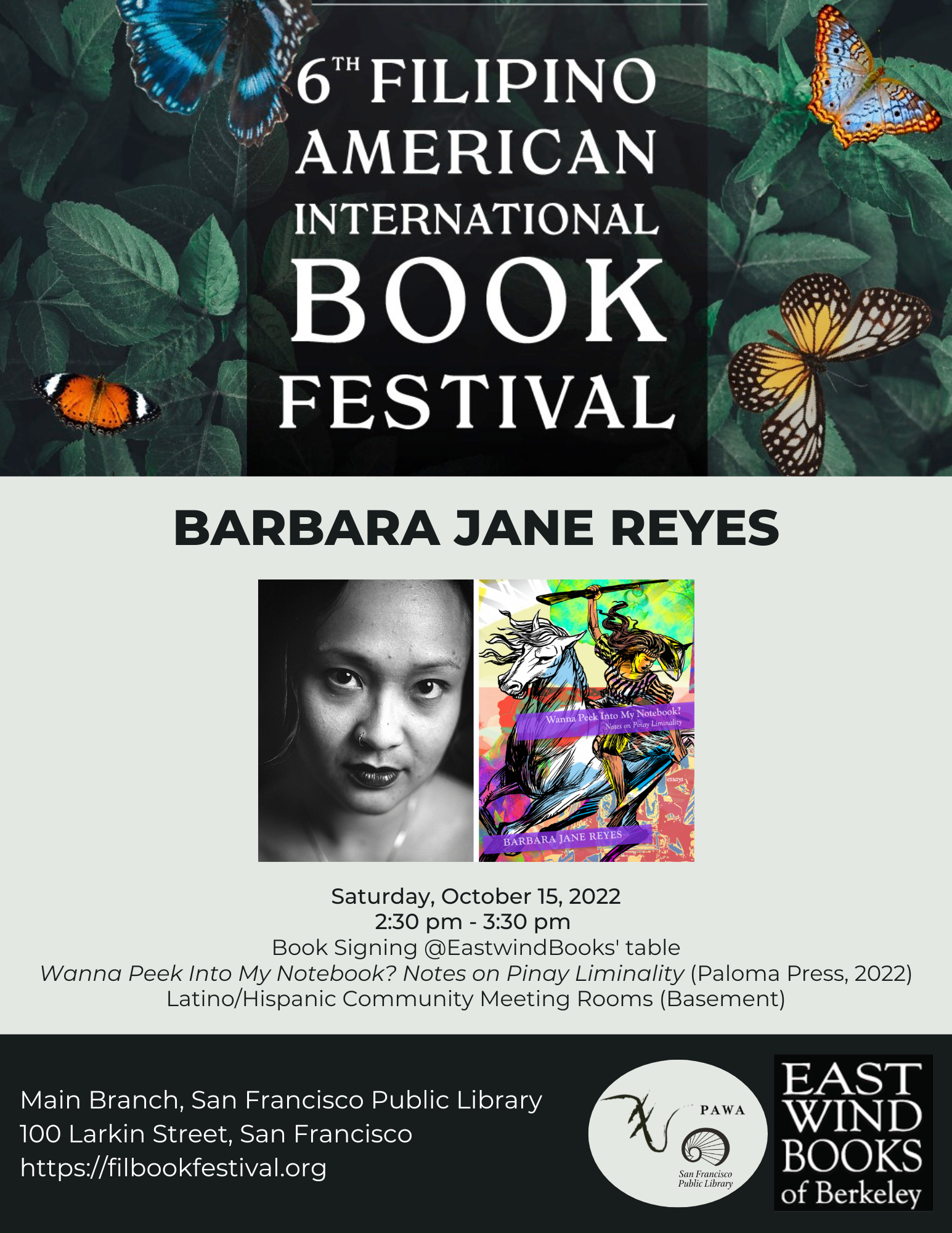 Barbara Jane Reyes at the FilAm Bookfest – Paloma Press
